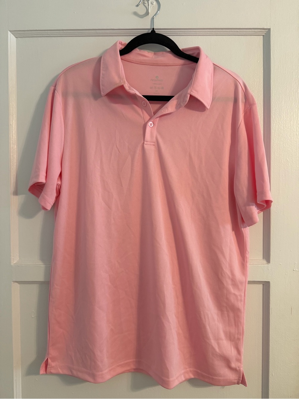 Men's Soft Pink Short-Sleeve Polo